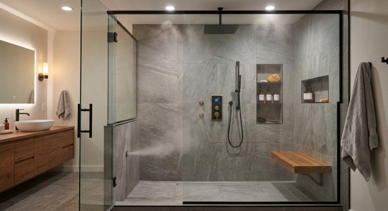 Granite Shower Installation in Venice, FL