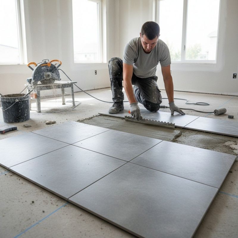 Mosaic Tile Floor Installation in Annapolis, MD