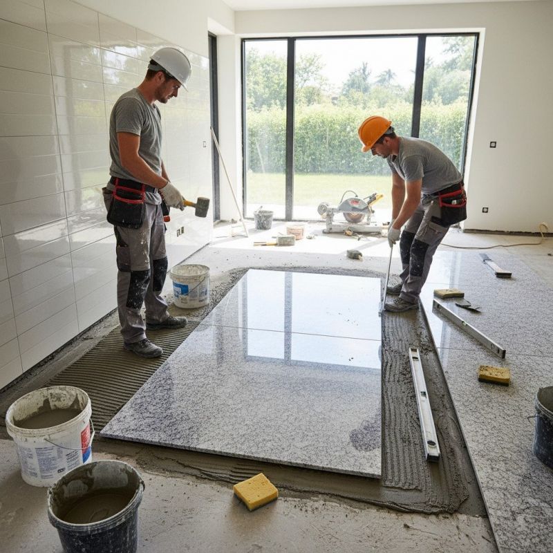 Slate Floor Installation in Olathe, KS