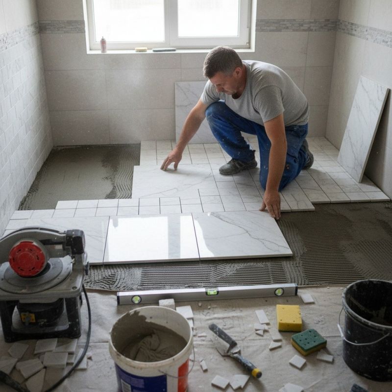 Stone Floor Installation in Alpharetta, GA