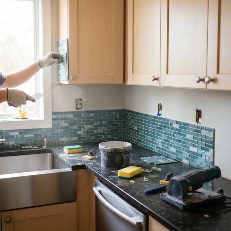 Tile Backsplash Installation in Wilmington, NC