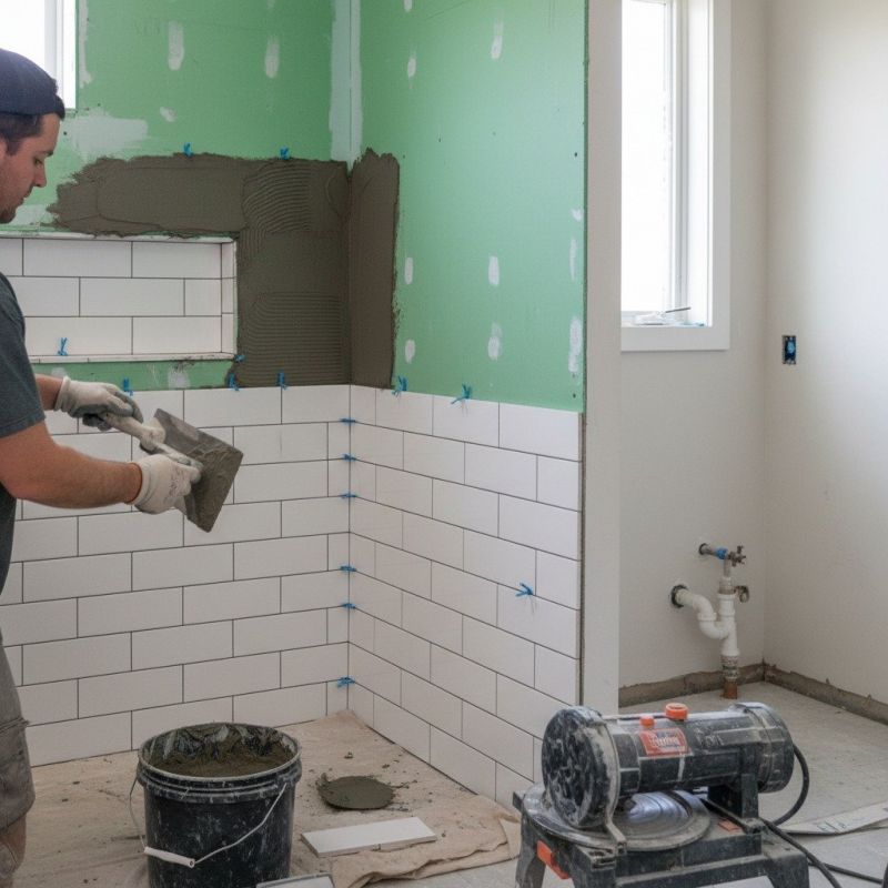 Tile Shower Floor Installation in Longmont, CO