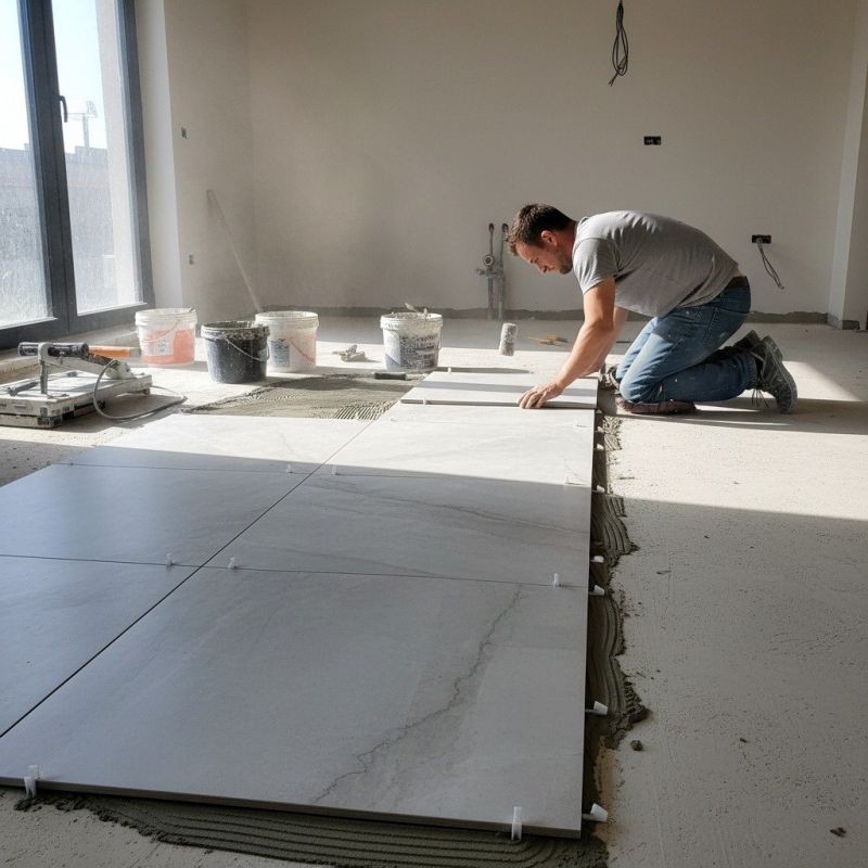 Travertine Floor Installation in Alexandria, VA